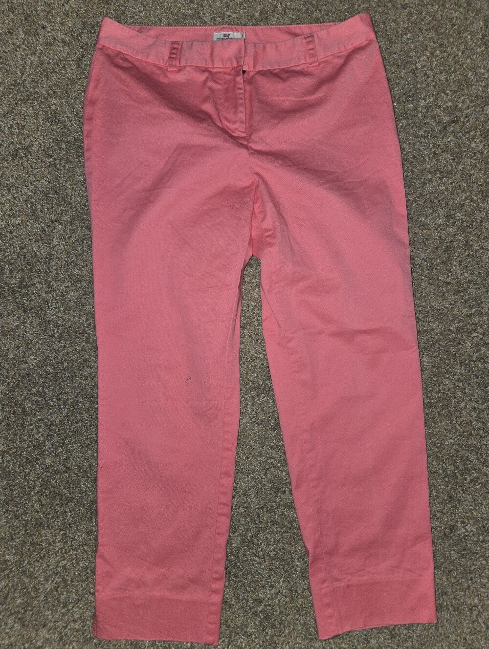 Vineyard Vines Coral Pink Cotton Blend Pants
